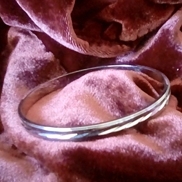 boho, bracelets,  bangles, silver, brass, pink - Picture 6 of 7